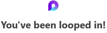 Microsoft Loop tekst og loop-komponent vist i en app