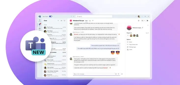 Midlertidigt Teams-billede der viser nye muligheder i Microsoft 365