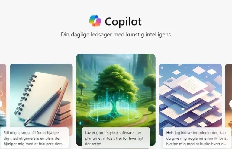 Person arbejder med AI og prompting på computer i moderne kontor