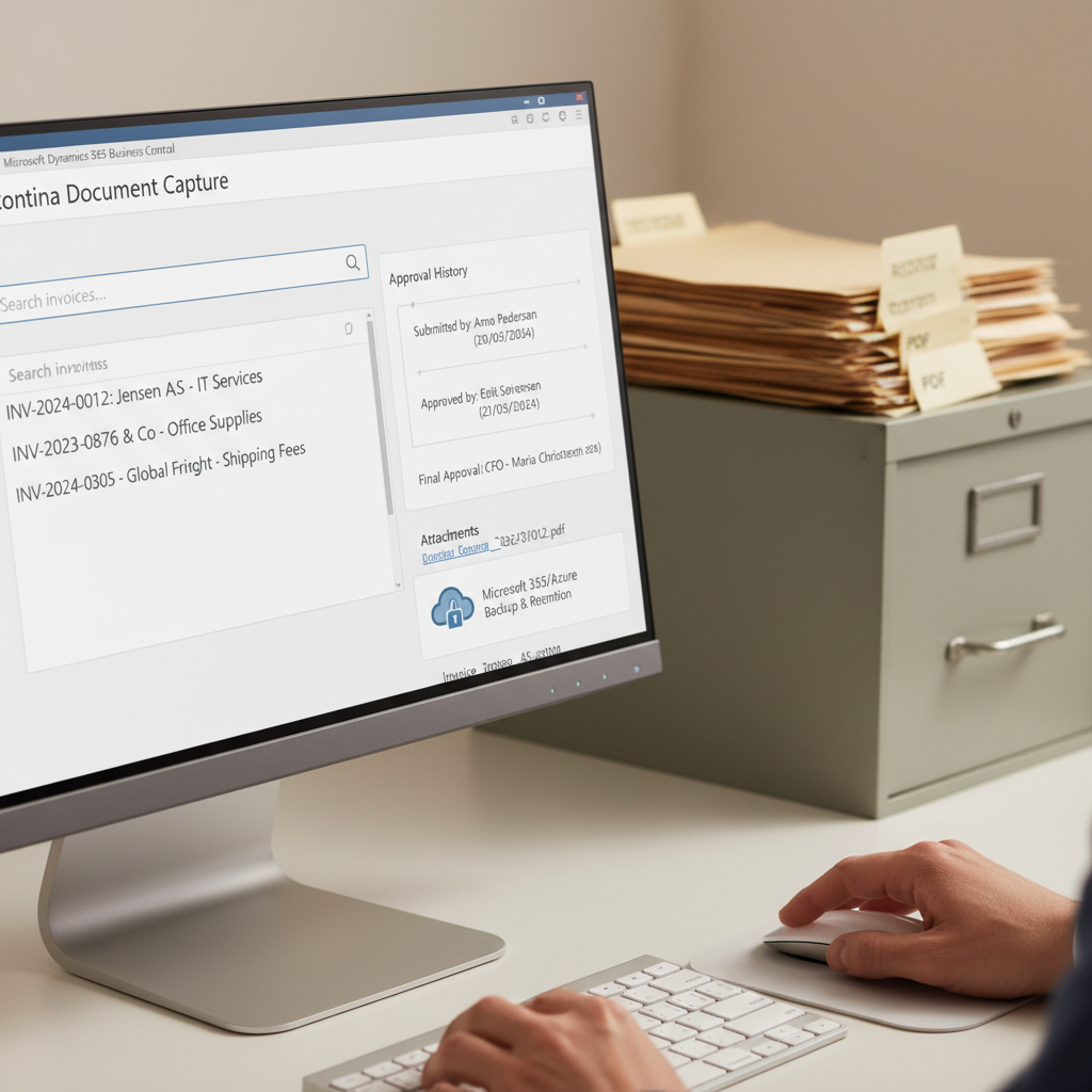 Tjek af digital opbevaring: bilag, godkendelsesspor og søgbarhed i økonomisystemet