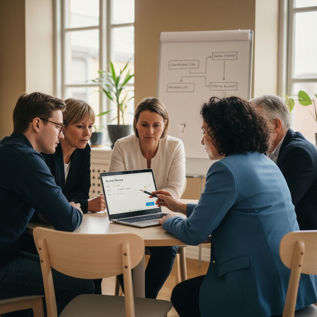 Tjek af SharePoint-rettigheder og Teams-medlemskaber før udrulning af Copilot
