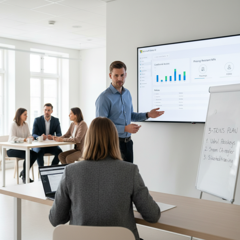 Microsoft Entra ID sikkerhed: stop AiTM-phishing med MFA