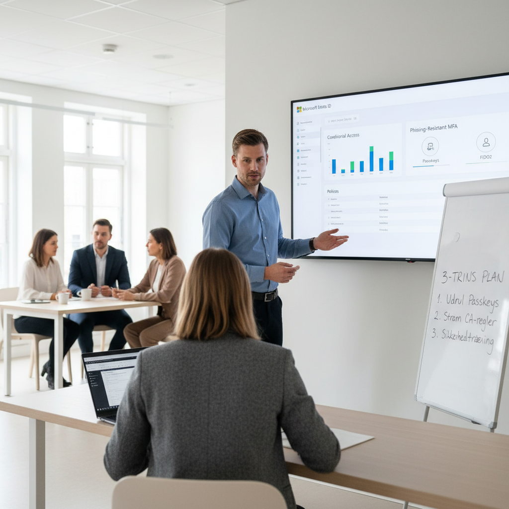 Microsoft Entra ID sikkerhed: stop AiTM-phishing med MFA