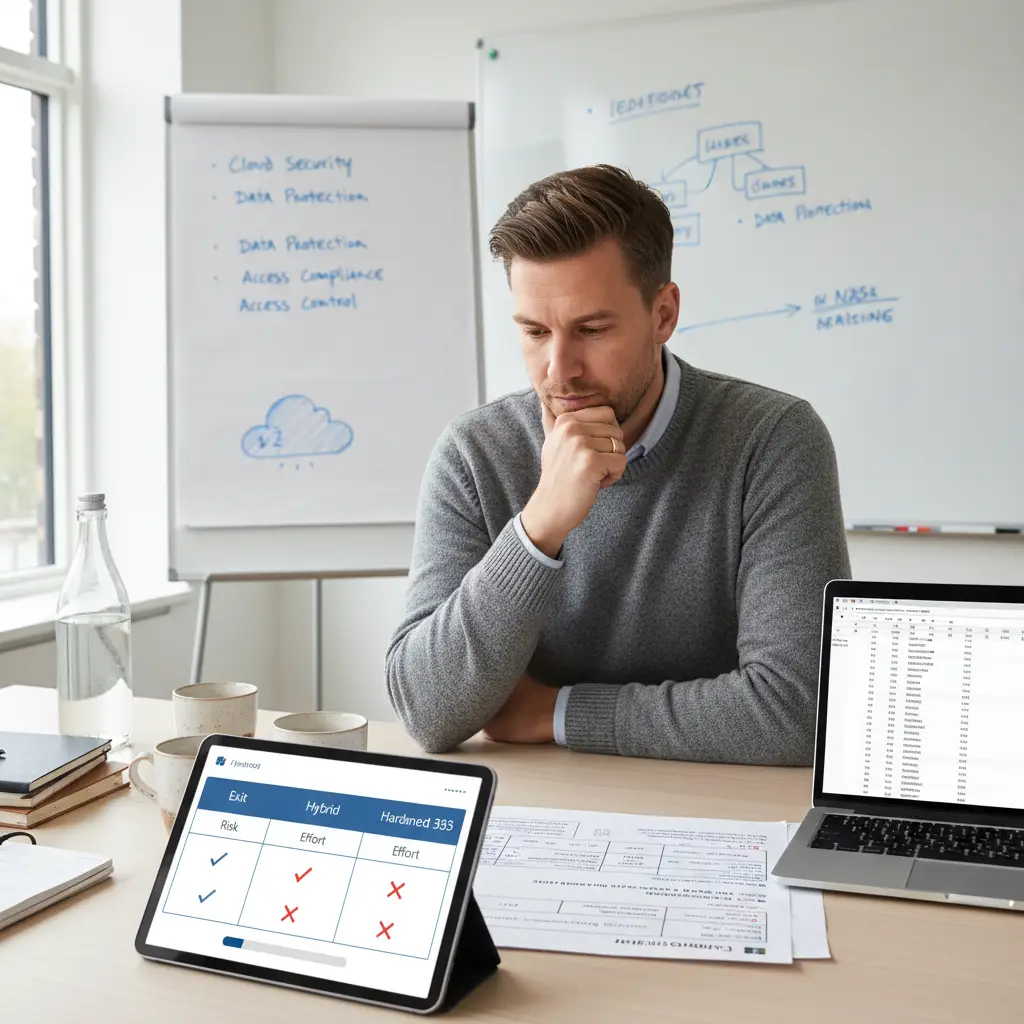 IT-chef der sammenligner alternativ til Microsoft 365 med tjekliste for EU-data og kryptering