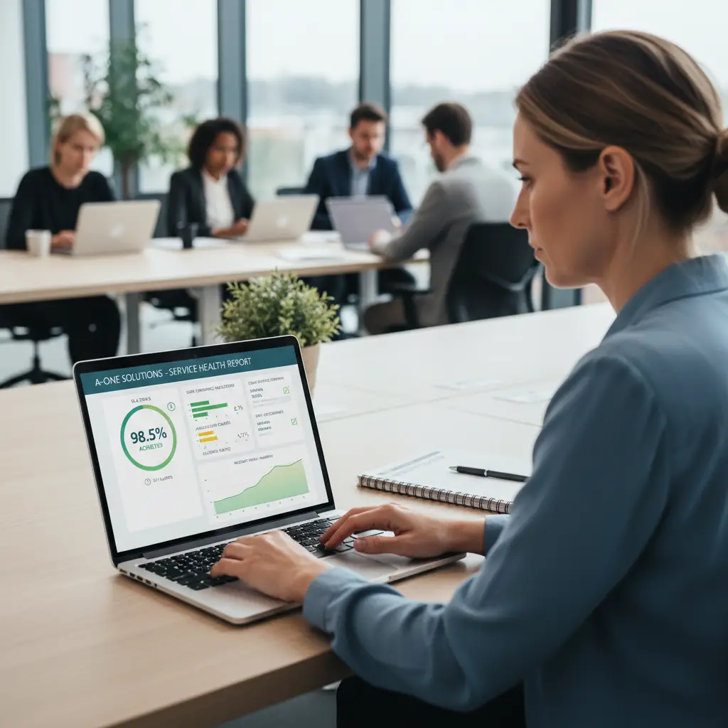 Dashboard med 7 metrics til at måle IT-support kvalitet