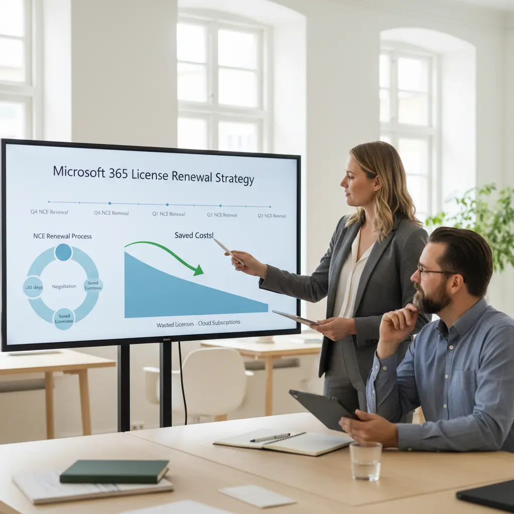 Microsoft 365 licensstyring dashboard med oversigt over inaktive zombie-licenser
