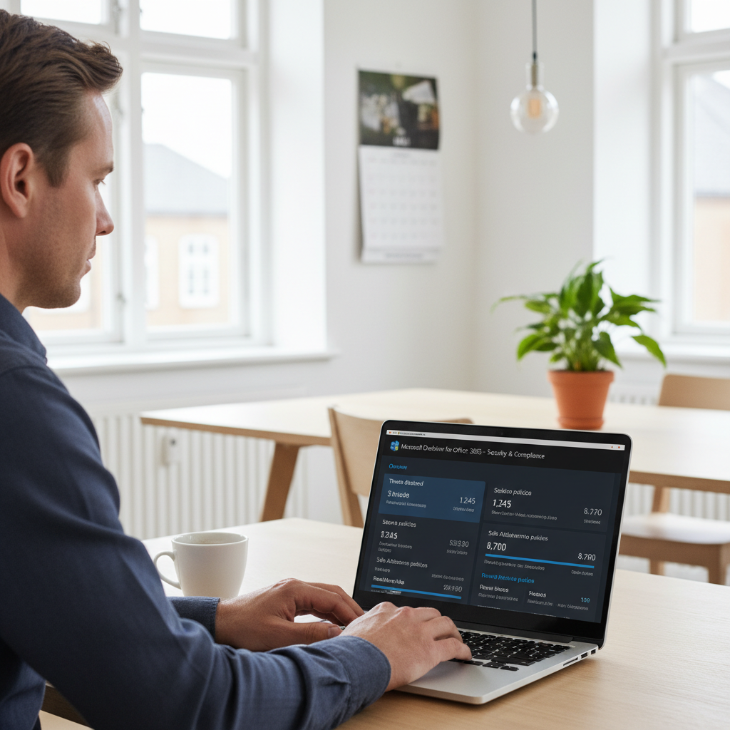 Eksempel på phishing-mail med QR-kode og falsk login-side