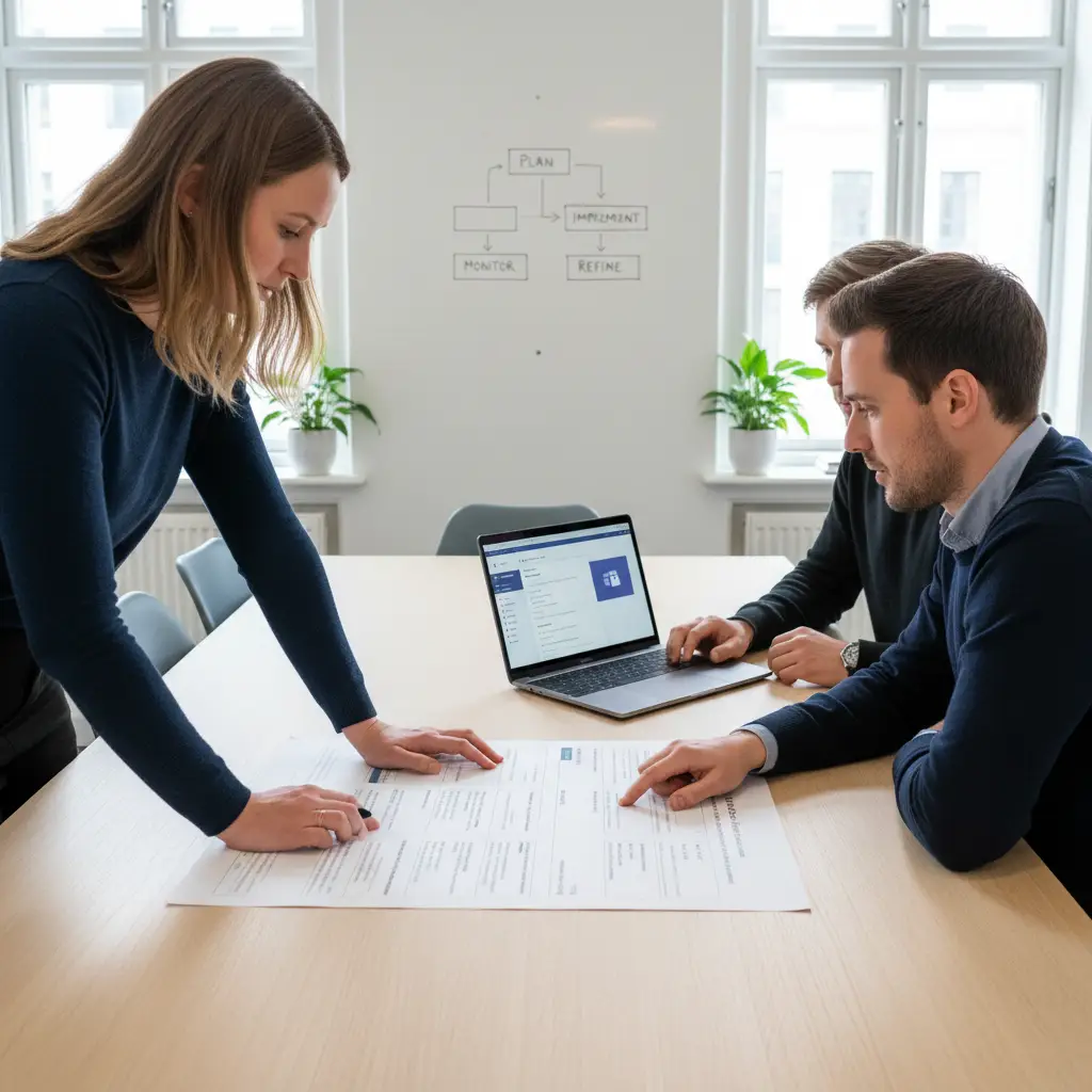 Tjekliste til Teams governance med kanaltyper, ejerskab og livscyklus