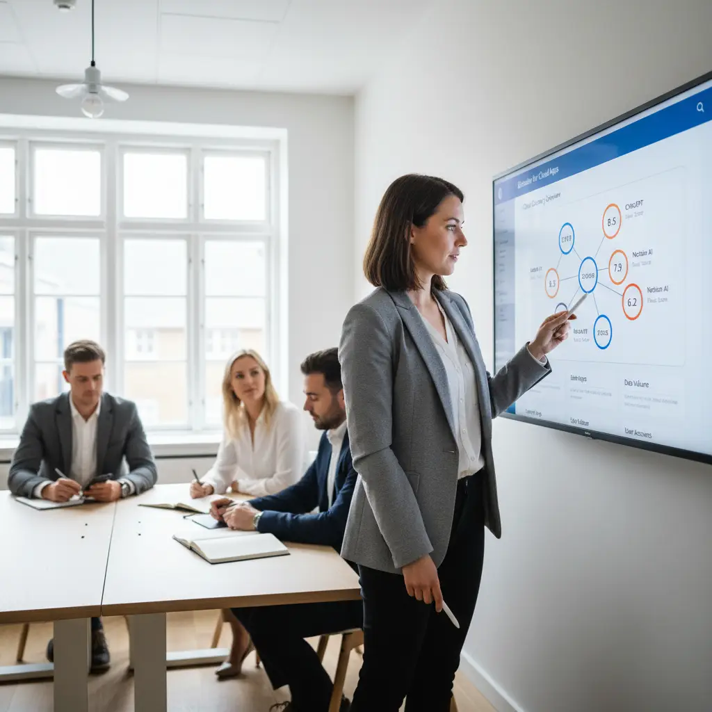 Cloud Discovery dashboard viser uautoriserede AI-tools og brugere i Microsoft 365