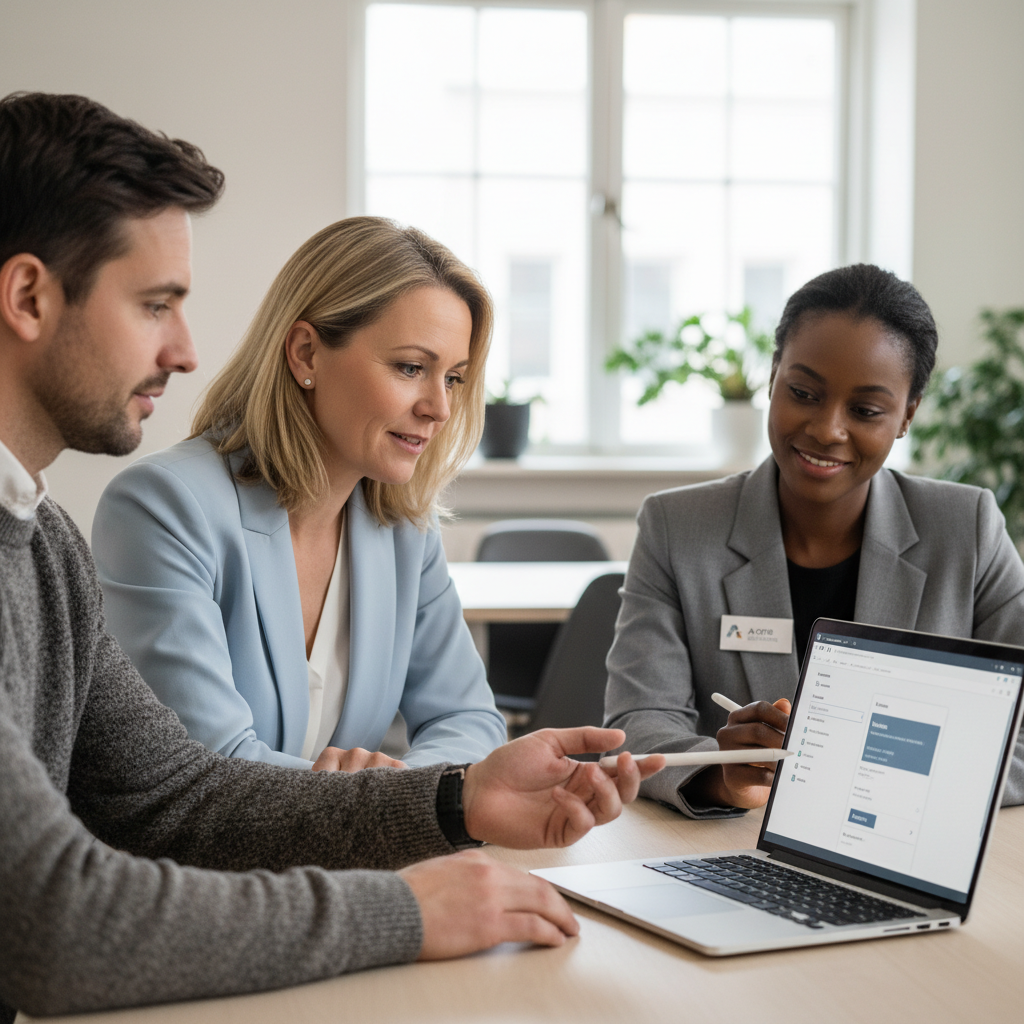 IT-ansvarlig og leder gennemgår SharePoint retention og adgangsregler