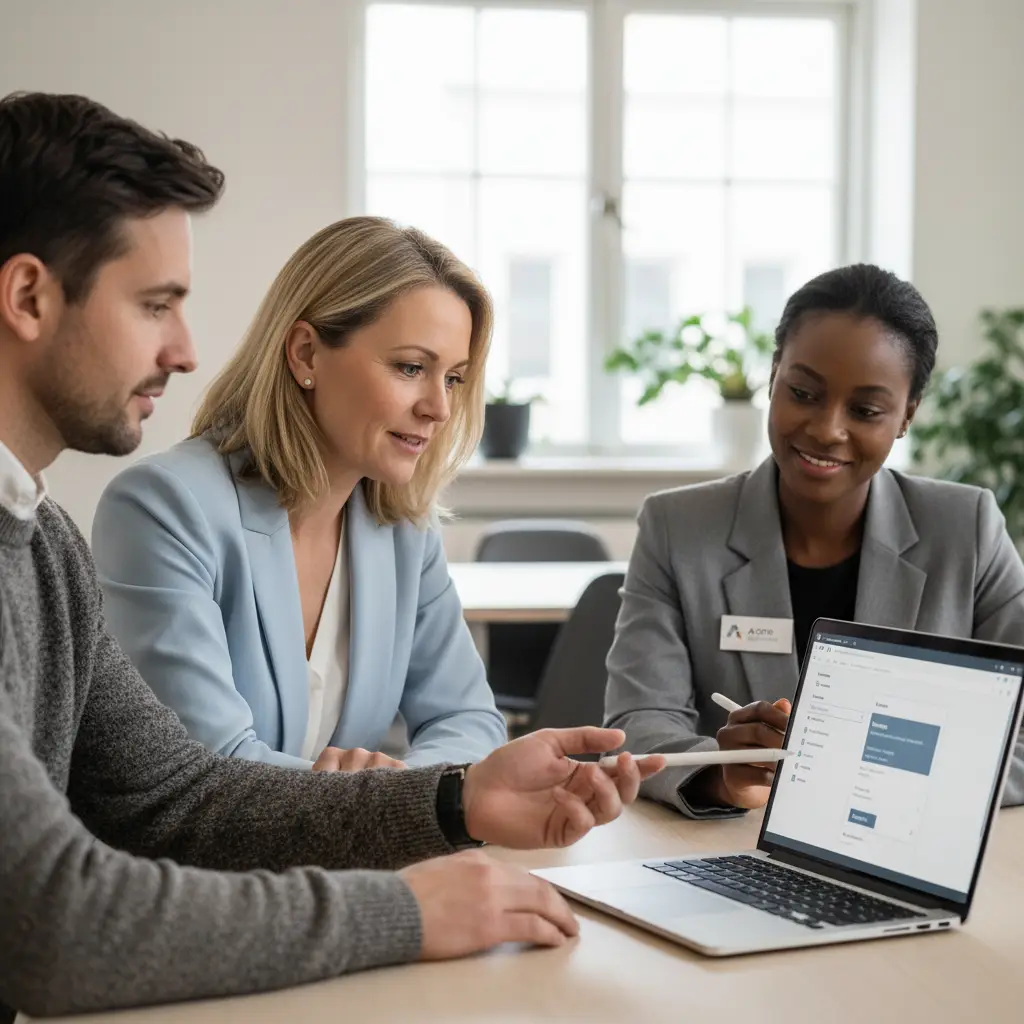 IT-ansvarlig og leder gennemgår SharePoint retention og adgangsregler