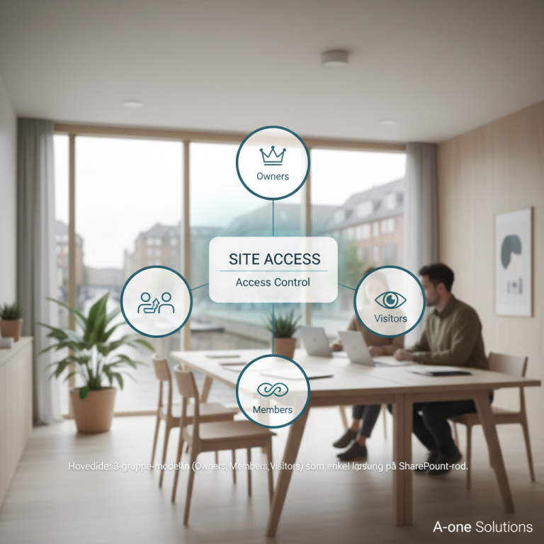 SharePoint rettigheder: En enkel model der stopper kaos