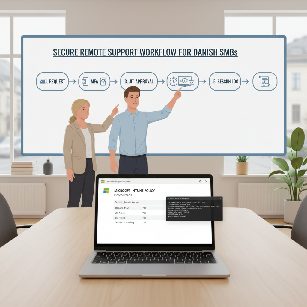 IT-administrator der udruller opdateringer og politikker til pc’er via Microsoft Intune