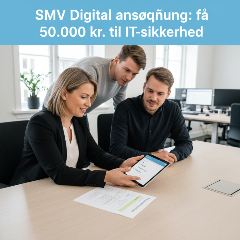 SMV Digital ansøgning: få 50.000 kr. til IT-sikkerhed