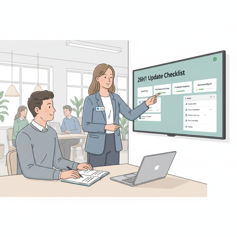 Windows 11 “26H1” i 2026: Myter, facts og tjeklisten til sikker drift (Intune + M365)