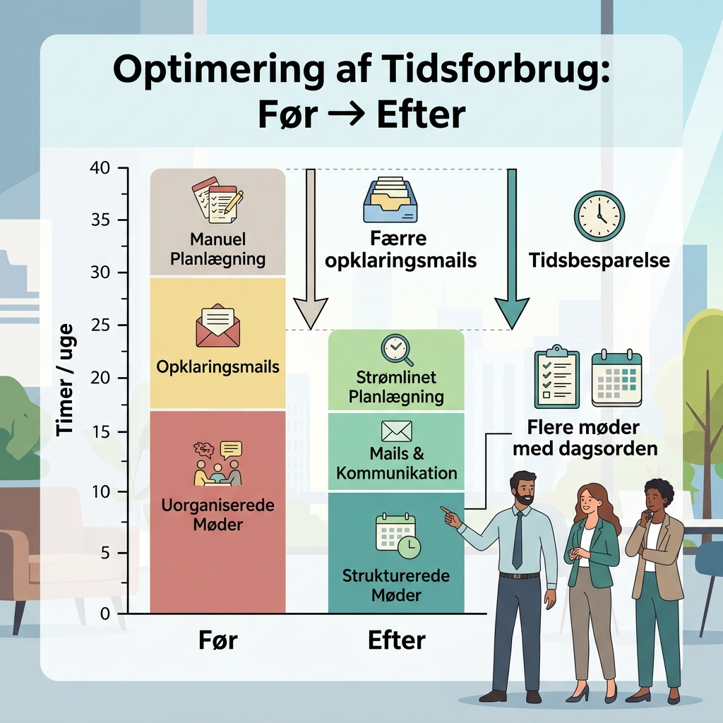 Måling af ROI for Copilot i Outlook: tid brugt på planlægning og mødeforberedelse