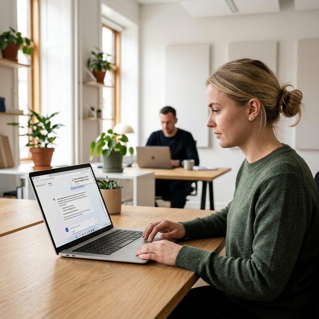 Medarbejder får besked om at web search er blokeret af DLP, men Copilot svarer stadig på interne data