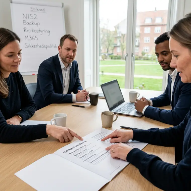 Tjekliste til sikkerhed og compliance i Microsoft 365 IT rådgivning