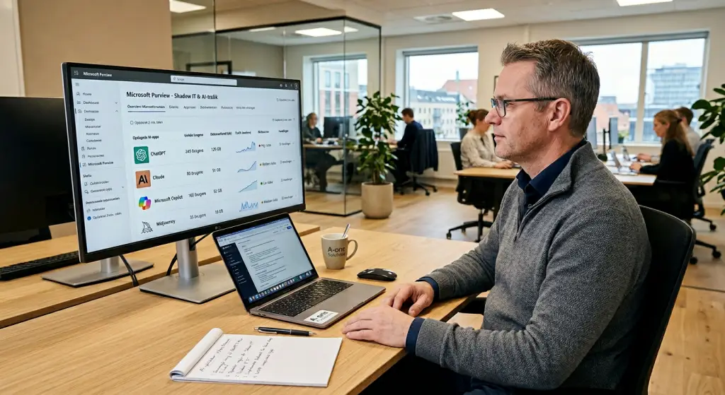 Shadow AI sikkerhed: Styr Claude og ChatGPT med Microsoft Purview