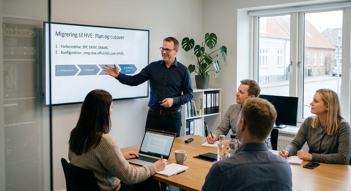 IT-chef der konsoliderer systemmails fra ERP og scannere til Microsoft 365 High Volume Email