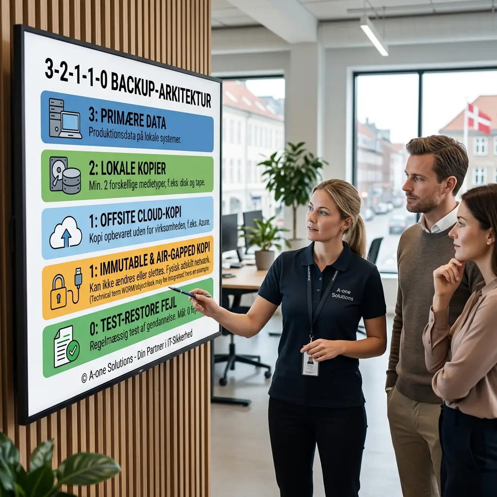 3-2-1-1-0 backup-arkitektur med immutable og air-gapped lag