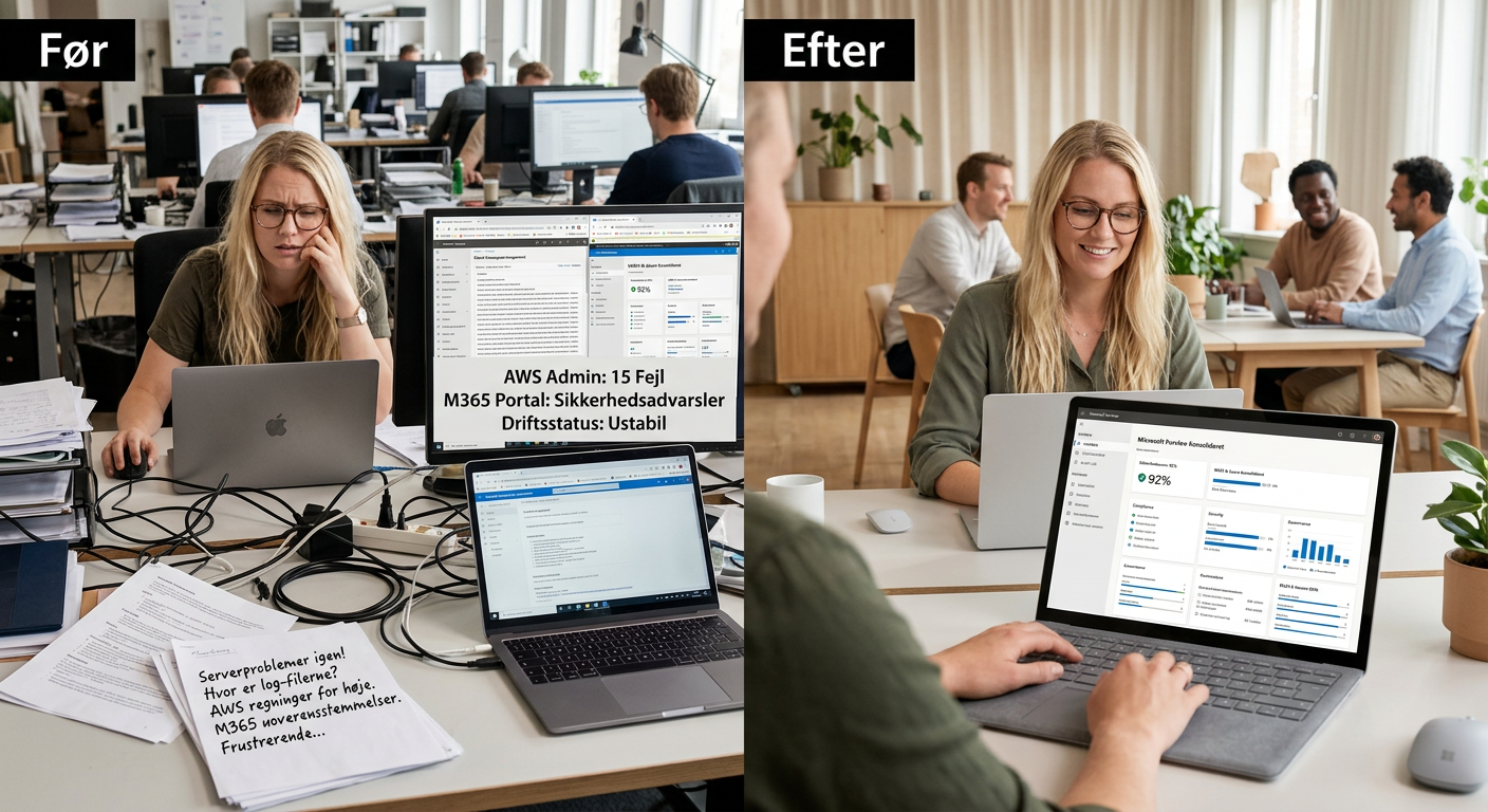 Oversigt over cloud-udbyderes styrker for danske SMV'er