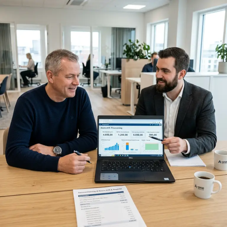 Azure drift priser til danske SMV'er fra A-one Solutions