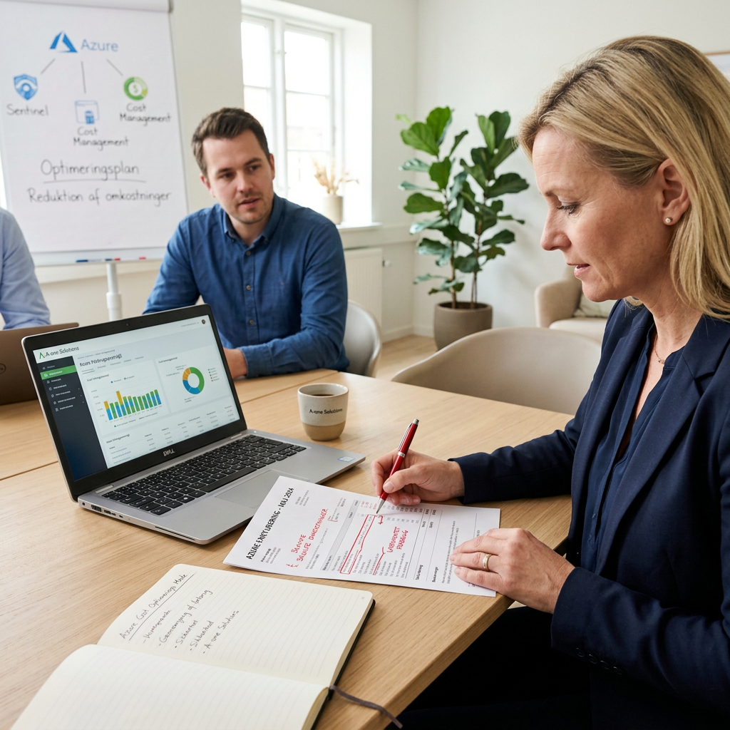 Oversigt over Azure-prismodel med skjulte gebyrer markeret