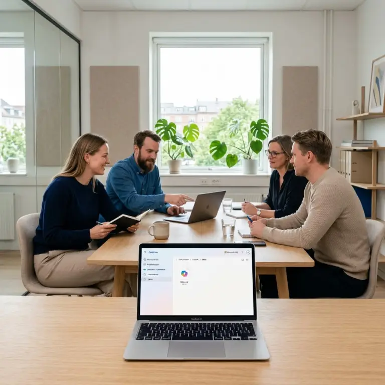 Microsoft Copilot og OneDrive til digitalt samarbejde og SOP-dokumentation