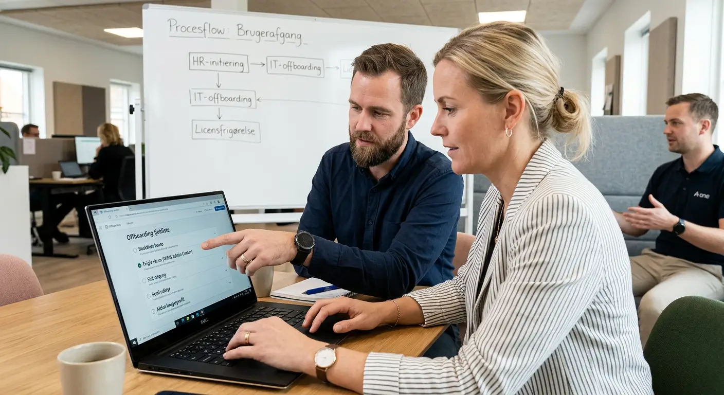 Tjekliste til offboarding af Microsoft 365 licenser ved medarbejderfratrædelse