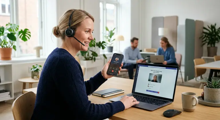 Microsoft Teams telefoni med erhvervsnummer til virksomheder