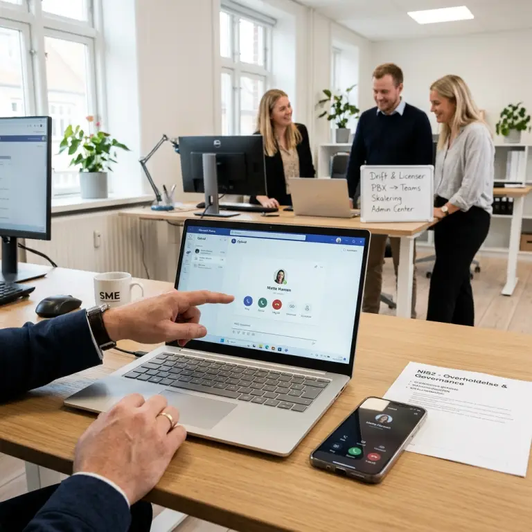 Microsoft Teams telefoni erstatter PBX-anlæg og giver virksomheder stor besparelse