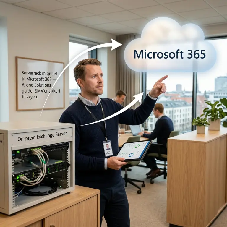 Migrering fra Exchange til Microsoft 365 med oversigt over priser og løsninger