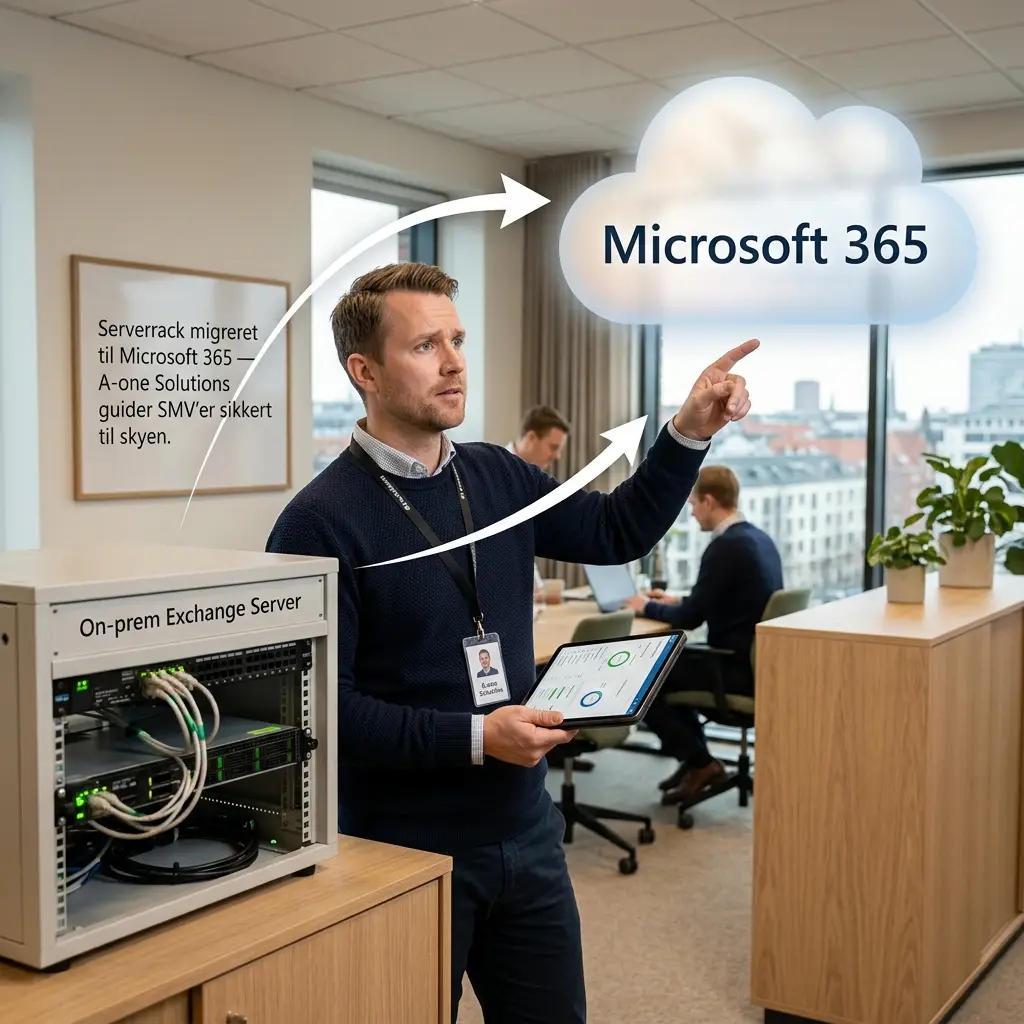 Migrering fra Exchange til Microsoft 365 med oversigt over priser og løsninger
