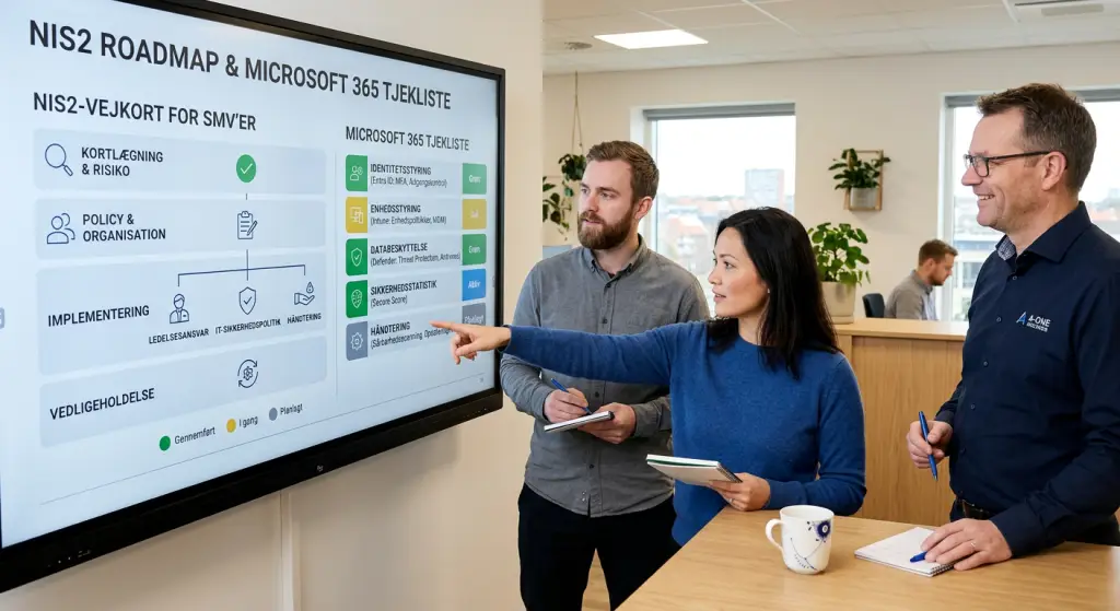 NIS2-guide til danske virksomheder med Microsoft 365 sikkerhed