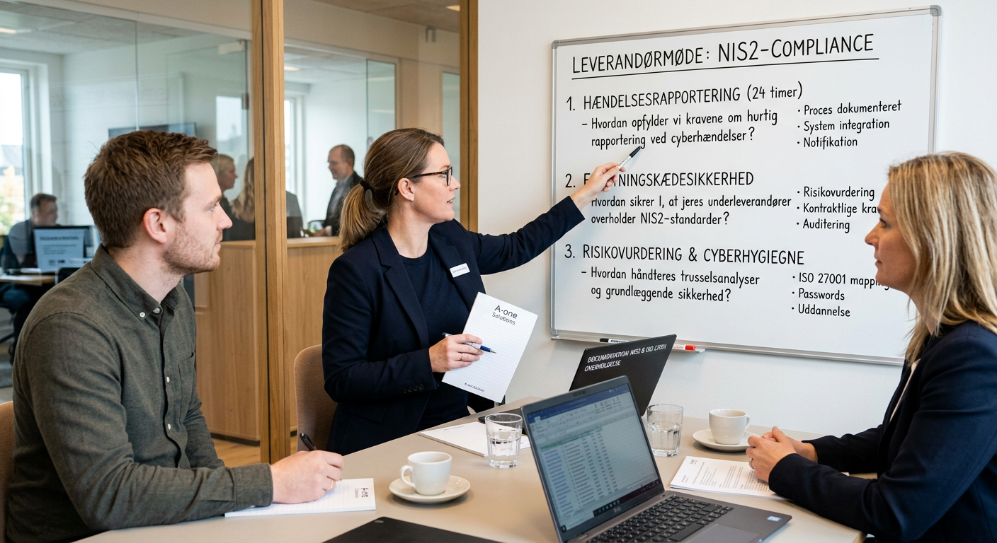 Tre NIS2-spørgsmål til IT-leverandørmødet