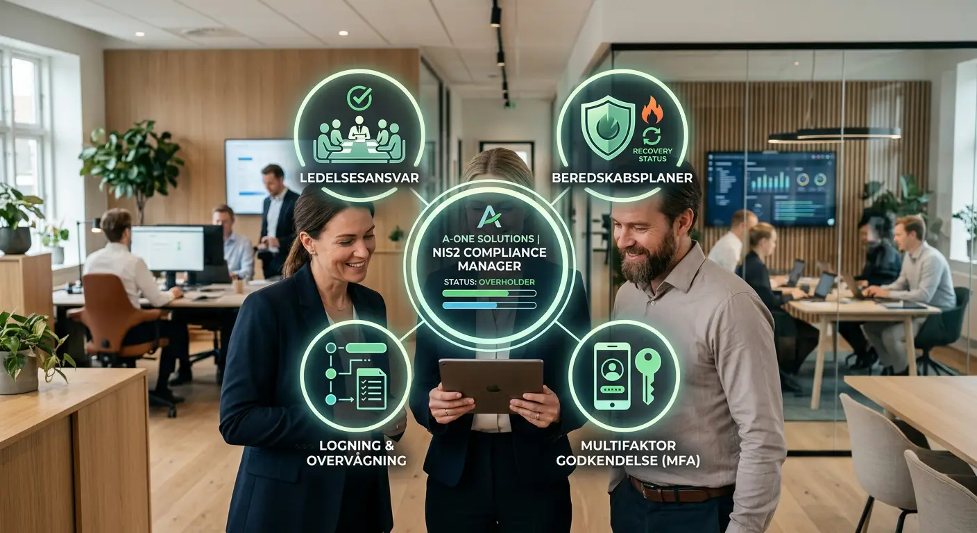 NIS2-tjekliste for danske SMV'er med fokus på ledelsesansvar og Microsoft 365 compliance