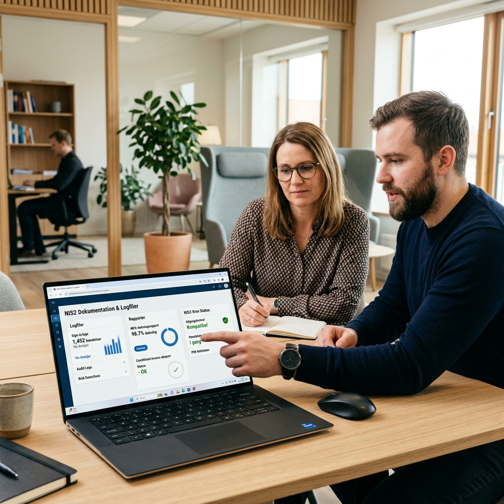 NIS2 adgangskontrol dokumentation i Microsoft 365 Entra ID