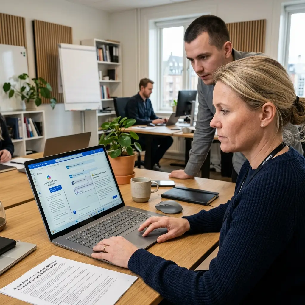 Power Automate GDPR-advarsel i Microsoft 365 compliance workflow