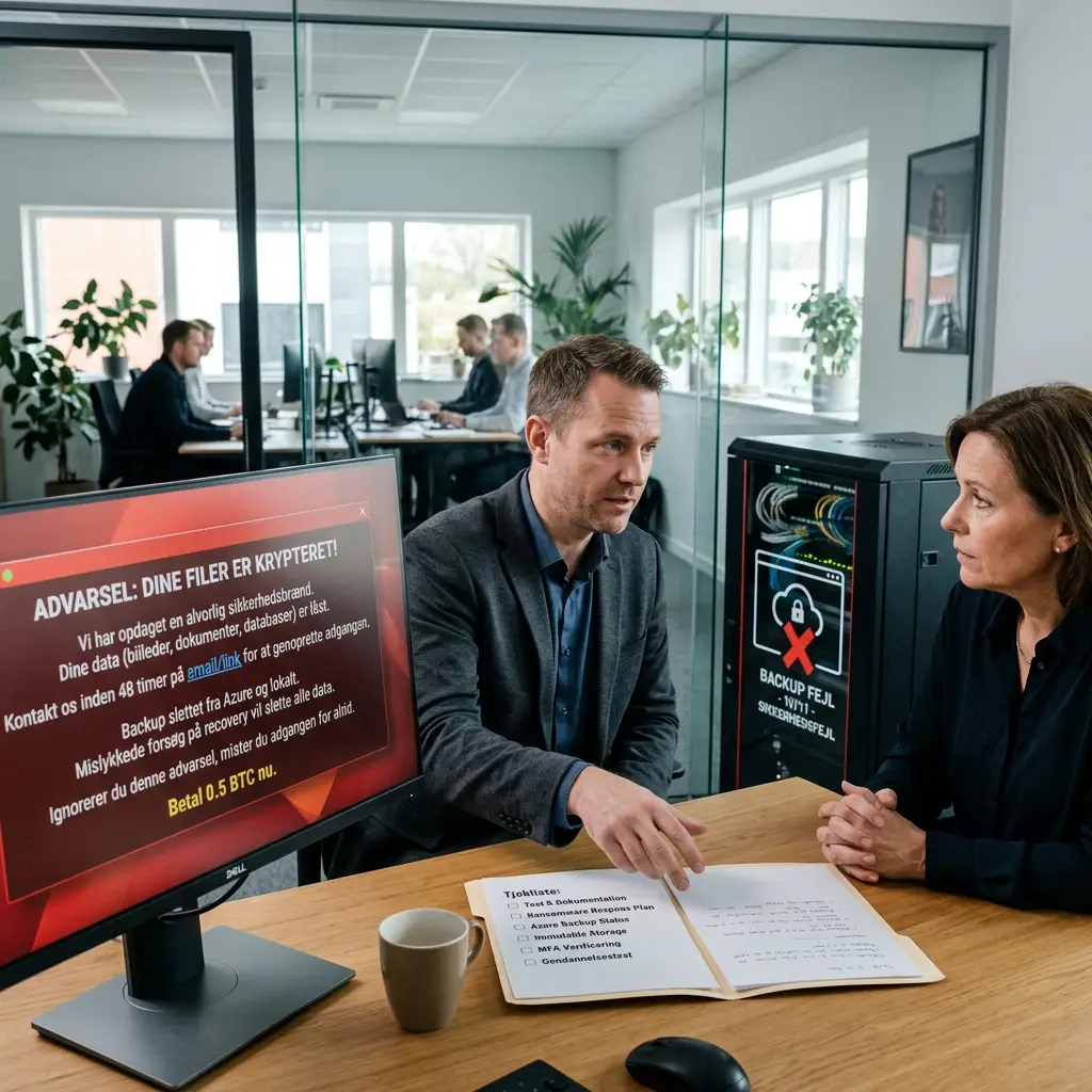 Ransomware-beskyttelse og backup-sikkerhed for SMV med managed IT