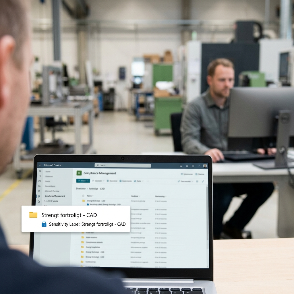 Opsætning af Microsoft Purview til at beskytte forretningshemmeligheder
