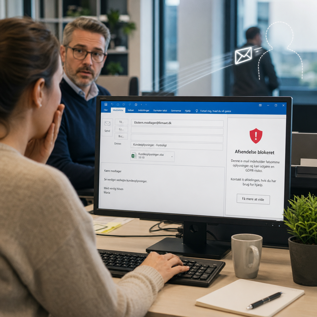Illustration af hvorfor tilbagekald meddelelse i outlook virker ikke