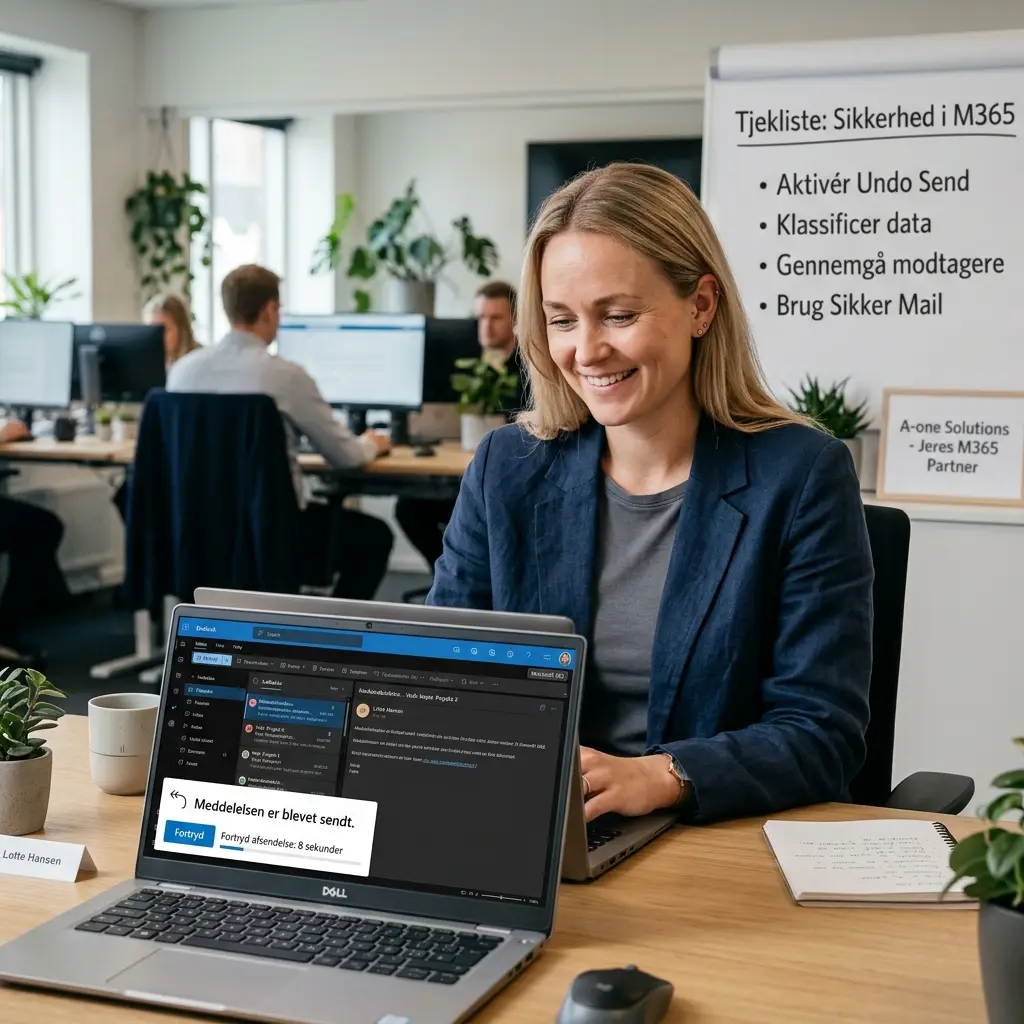 Forsinket afsendelse i Outlook viser mailfejl i indbakken