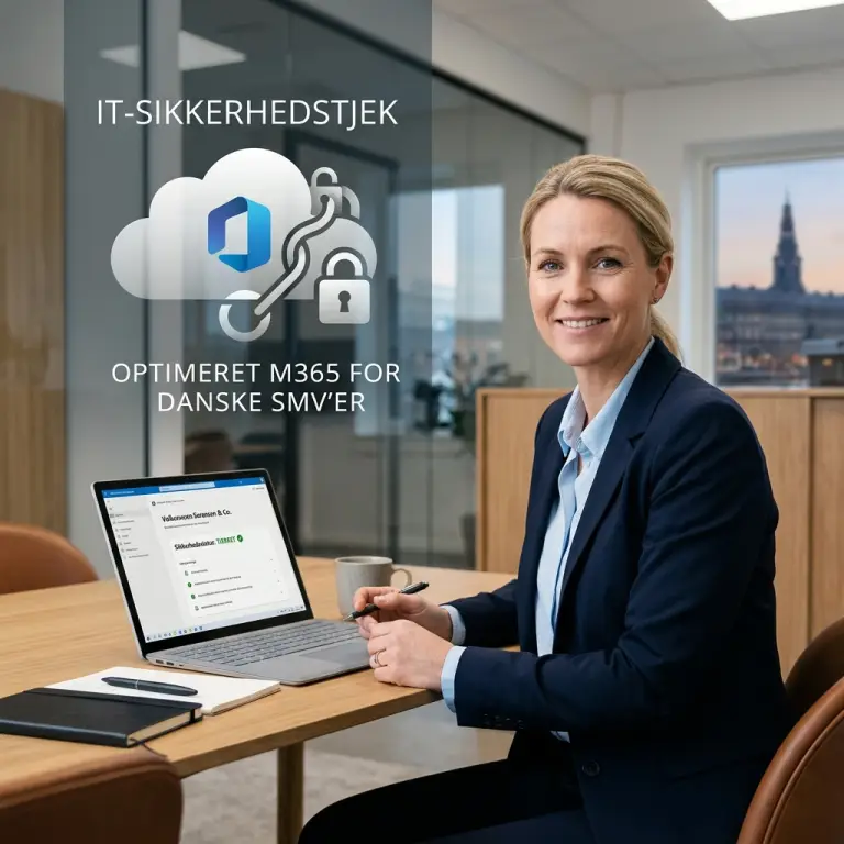 IT-sikkerhedstjek af Microsoft 365 sårbarheder for SMV