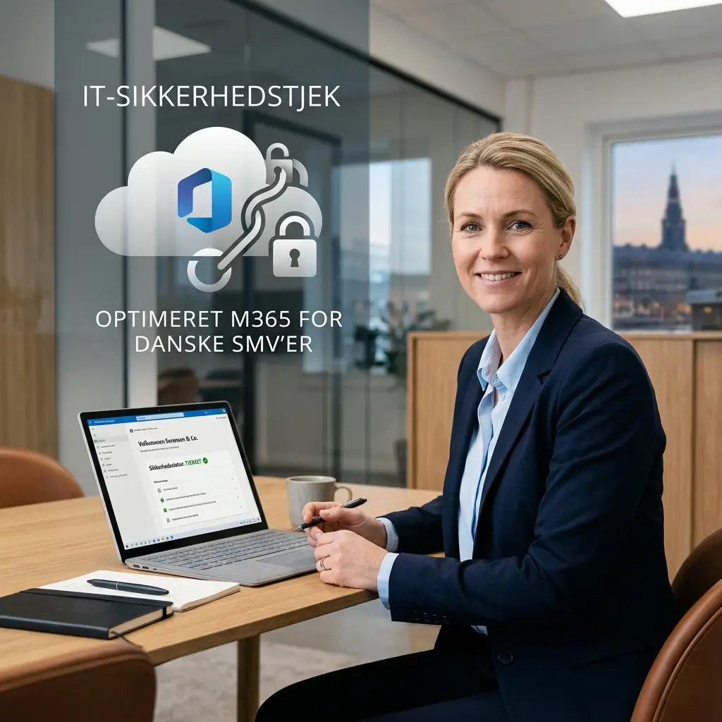 IT-sikkerhedstjek af Microsoft 365 sårbarheder for SMV