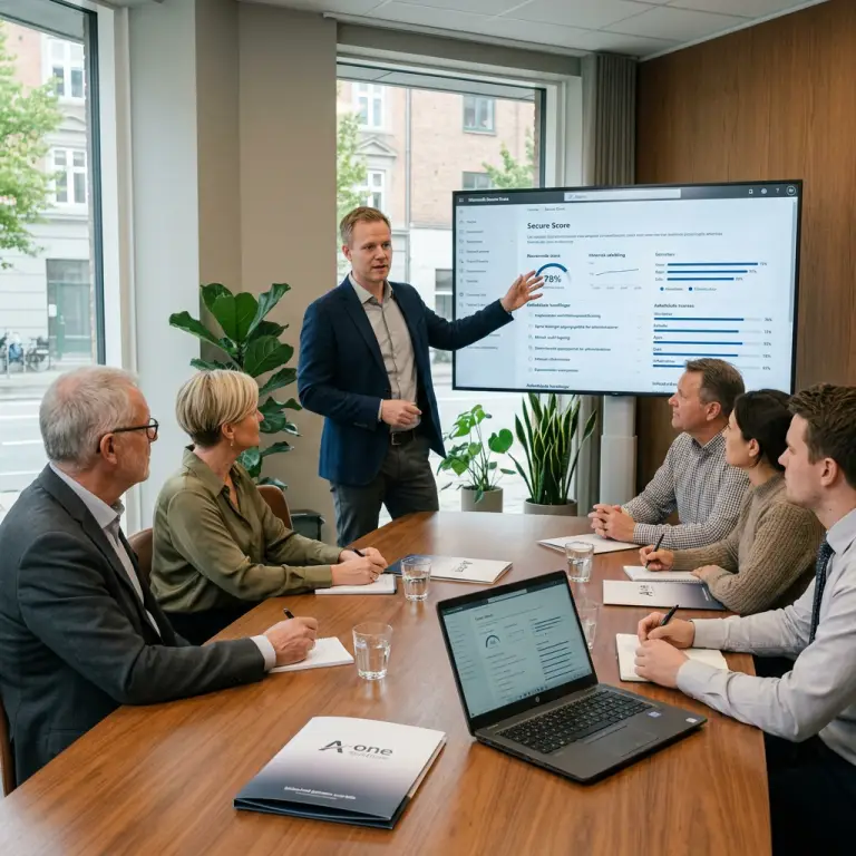 NIS2 bestyrelsesansvar og Secure Score dashboard til compliance-overvågning