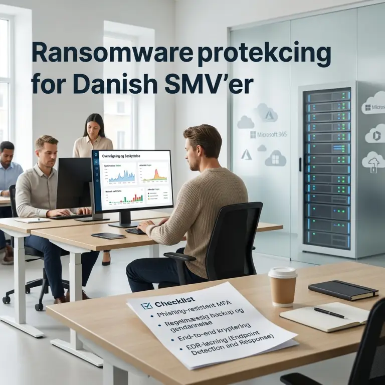 Ransomware-beskyttelse for SMV med sikker backup og omdømme
