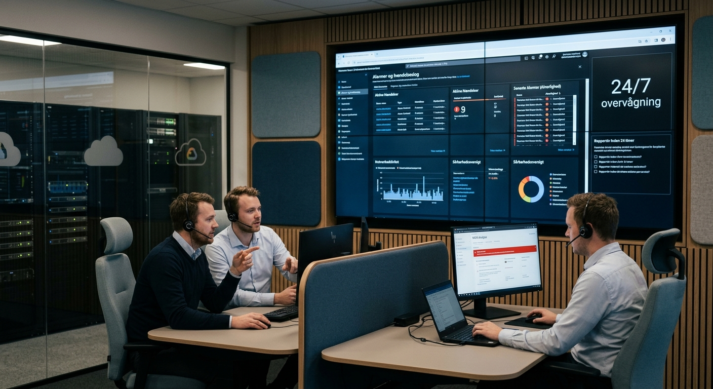 IT-sikkerhedsovervågning og SOC beredskab for danske virksomheder