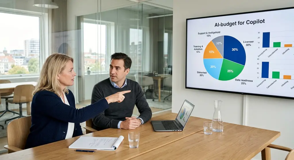 AI budget copilot TCO analyse for små og mellemstore virksomheder