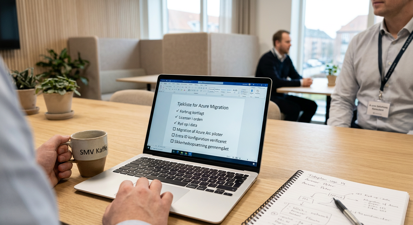 Tjekliste for dansk SMV der planlægger migration til Azure hosting
